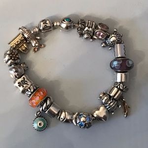 Vintage Pandora Silver Bracelet